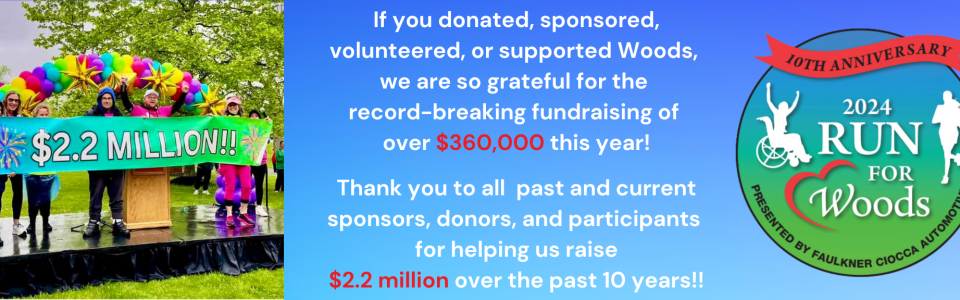 Thank you for helping us raise $2.2 million over the past 10 years